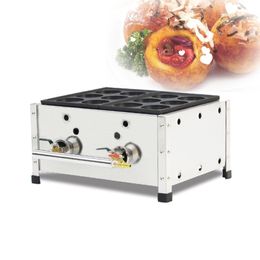 Food Processing Commercial Gas Octopus Ball Waffle Maker Machine Takoyaki Baker