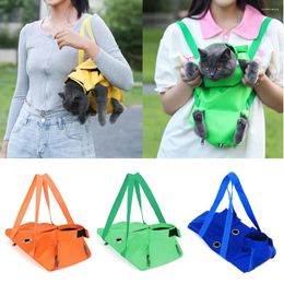 Cat Carriers Pet Carrier Bag Breathable Backpack For Dogs Cats Out Portable Travel Foldable Outdoor Dog Safety