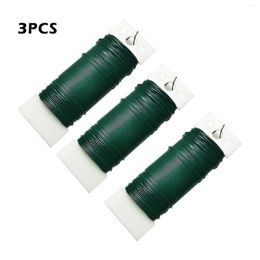 Decorative Flowers 3pcs 35m Packaging Flexible Christmas Tree Metal Cord Party Decoration Home For Craft Floral Wire Wedding Bouquet