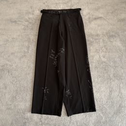 Original Bale Pants Casual Pants Graffiti Suit Pants Loose Fitting Men Jeans Straight Loose Fitting Men's Trousers