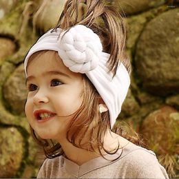 Hair Accessories ON SALE 1PCS Born Top Knot Headband Solid Turban Headbands For Kids Girls Head Band Summer Bandeau