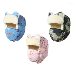 Berets Children Ushanka Cap Wrap Winter Hat Detachable Mask Trapper Kids Waterproof Balaclava For Bomber Drop