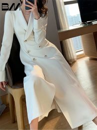 Women's Suits Blazers Autumn Winter Double Breasted Women Coat Custom Made Colours Suit Blazer Long Sleeve Solid Women Outfit Long Jacket Suit 231121