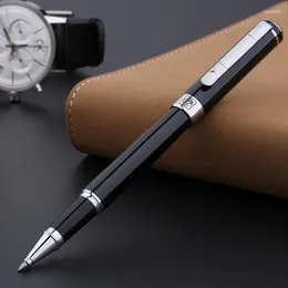 Picasso 902 Black And Silver Roller Ball Pen Refillable Professional Office Stationery Tool With Gift Box Arrival