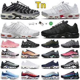 2023 tn plus running shoes tns sneakers sneaker Toggle Lacing Utility Triple White Red Black Grey Reflective Football Federation Men Women Trainers Shoe Chaussure