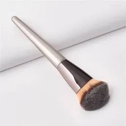 Makeup Brushes 1Pcs Brush High Quality Champagne Gold Color Professional For Powder Foundation Bronzer
