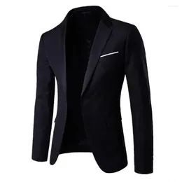 Men's Suits 2Pcs/Set Plus Size Men Solid Color Long Sleeve Lapel Slim Button Business Suit Autumn Fashion Wedding Set Vintage