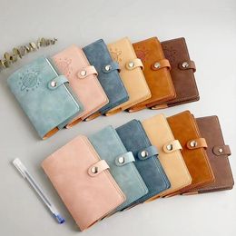 Detachable Notebook Small Fresh Japanese Handbook Pocket Book Simple Buckle Loose-leaf Student School Supplies