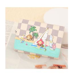 88 Diamond Grain Zipper Wallet Coin Purse Designer Wallets Victorine Ladies Genuine Leather Coins Purses Cards Holder Card Mascot Vivienne skating adventure 41938