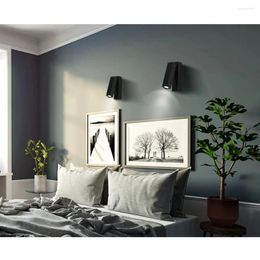 Wall Lamp 3W LED Light With Switch 360 Degree Rotation Aluminum Alloy Bed Headboard Reading Lamps For El Bedside