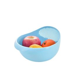 Other Kitchen Tools Mtifunction Food Grade Plastic Rice Beans Peas Washing Tools Philtre Strainer Basket Sieve Drainer Cleaning Gadget Dhnnk