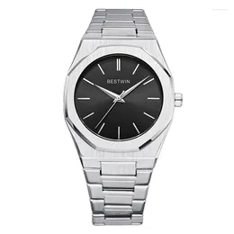 Wristwatches Luxury Watch Business Waterproof Male Clock Stainless Steel Quartz Men Reloj Hombre 2023