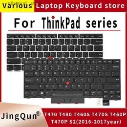 Keyboards US Laptop keyboard For Lenovo ThinkPad T470 T480 T460S T470S New S2 Notebook English keyboard With backlight Q231121