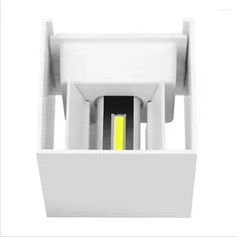 Wall Lamp Dimmable 9W 12W LED Cube Adjustable Surface MountedOutdoor Waterproof IP65 Light Garden