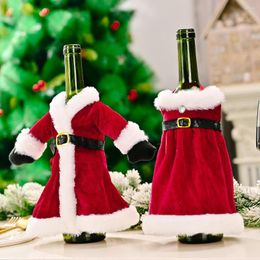 Party Decoration Christmas Decorations For Home Santa Claus Wine Bottle Dust Cover Snowman Stocking Gift Holders Xmas Navidad Decor Year