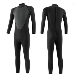 Women's Swimwear 3mm Diving Suit Black Swimming Wetsuit Men Swimsuit Full Ultra Stretch Neoprene Body Back Zip Husband Gift