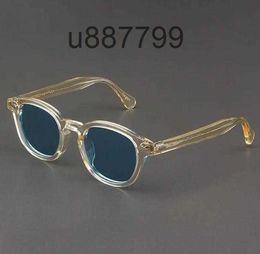 Novo design de moda s m l quadro 100 cores lente óculos de sol lemtosh johnny depp óculos polarizados seta rebite 1915 com ca