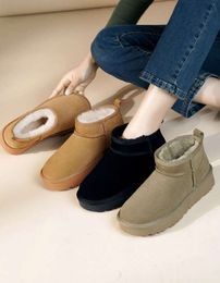 Tazz slippers UGGsity women tasman fur slides ankle australia boots classic mustard seed ultra mini platform boot Disquette winter shoes Mens 9460ESS