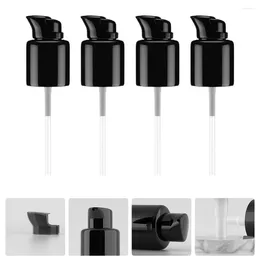 Storage Bottles 4Pcs Foundation Pump Head