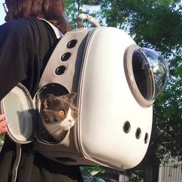 Cat Outgoing Bag Cat Portable Space Module Backpack High Capacity Breathable Pet Backpack Portable Air Case Small dog carrier