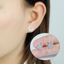 Stud Earrings Mini Resin Ear Studs Anti Allergy Transparent Invisible Blocking Soft Needles Student Girl Star Earring