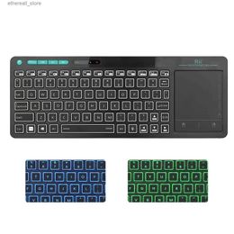 Keyboards Rii K18Plus/K18S 2.4G Wireless Keyboard with Touchpad Mouse Number Numeric USB Backlit For Android TV BOX Smart TV PC Q231121