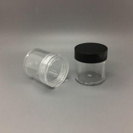 10ML G Clear Plastic Pot Jar Refillable Cosmetic Container Botttle For Eyshadow Makeup Nail Powder Sample Akpkt