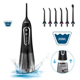 Other Oral Hygiene 300ML Oral Irrigators Oral Cleaning Machine Mouth Washing Dental Water Flosser USB Rechargeable Teeth Cleaner Home Appliance 231120