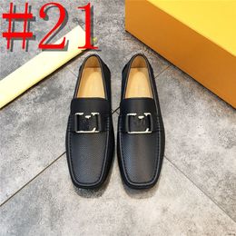 40Model Genuine Leather Men Designer Dress Shoes Luxury Brand Mens Loafers Moccasins Breathable Slip on Italian Driving Shoes Chaussure Homme