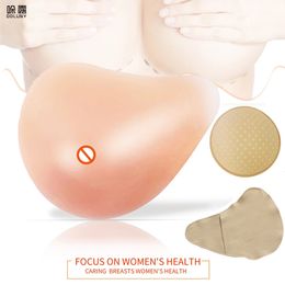 Breast Form Silicone Breast Form Supports Artificial Spiral Silicone Chest Fake False Breast Prosthesis 150g-500g Super Soft Sponge Pad D30 231121