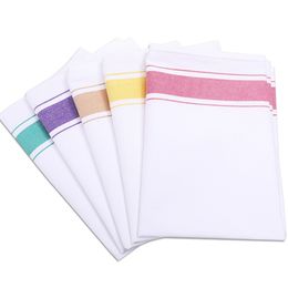 Cleaning Cloths 6pcslot Kitchen Table Wine Glass Cloth Cotton Thickened Scouring Pad Absorbent Towels 230421