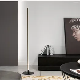 Floor Lamps Nordic LED Lamp Dimming Living Room Bedside Bedroom Light Lighting Stand Indoor Decor Standing