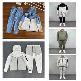 2023 winter thick Tracksuits Set tech fleece Designer men woman pants tracksuit men sports jogger Trousers letter Geometric printed clothing size m-3xl running