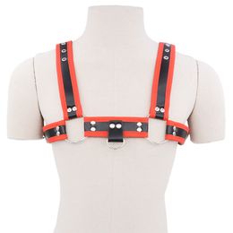 Men's Vests Cool Men Chest Bondage Strap Restraint Harness Hipster Straps