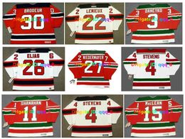 SCOTT NIEDERMAYER SCOTT STEVENS New Devils CCM Throwback Hockey Jersey CLAUDE LEMIEUX MARTIN BRODEUR PATRIK ELIAS BRUCE DRIVER KEN DANEYKO SHANAHAN Size S-4XL