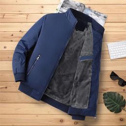 Men's Jackets Winter Jacket Coat Thick Stand Collar Parka Men Outerwear Casual Warm Fleece Cotton Male Mens Clothing 2024