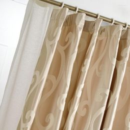Curtain Curtains For Living Dining Room Bedroom Modern Minimalist High-precision Jacquard Light Luxury Window Decor