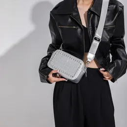 Evening Bags Retro Leather Crossbody For Women 2023 Luxury Designer Bag Top-handle Fashion Rivet Shoulder Female Handbags