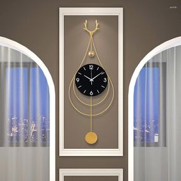 Wall Clocks Kitchen Vintage Clock Luxury Living Room Digital Alarm Particular Relog De Pared Aesthetic Decoration MX50WC