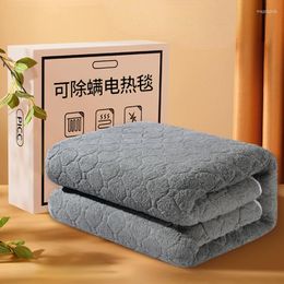 Blankets Thicken Plush Electric Blanket Double Winter Soft Adjustable Warm Constant Temperature Heated Body Warmer Items