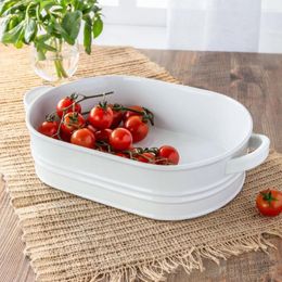Dinnerware Sets Porcelain Oval Bakeware Serve Dish Oven To Table