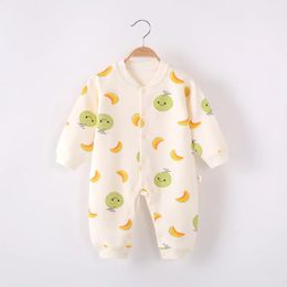 Pyjamas Baby Clothes Spring And Autumn Summer born Clothes Ha Clothes Baby Pyjamas Net Red Thin Pure Cotton Climbing Clothe 231120