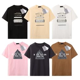 Designer T-shirt Brand BA T Mens Womens Short Sleeve Tees Summer Shirts Hip Hop Streetwear Tops Shorts Clothing Clothes Various Colors-48