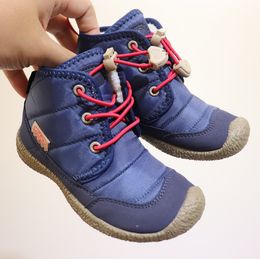 kids shoes Kids Martin Boots Kee Polo High Top Plush Boots Girls' Short Boots Leather Boots Baby Princess Shoes Christmas Gift size26-37