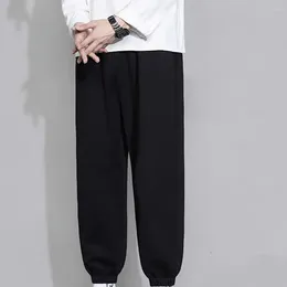 Men's Pants Comfy Fashion Daily Men Trousers Solid Colour Sport Sweatpants Track Yoga Activewear Breathable
