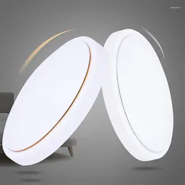 Ceiling Lights 24/36/48W Modern LED Lamps Round Silver Gold Thread Bedroom Living Room Light Home Indoor Lighting Fixture