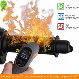 12V Waterproof Intelligent Temperature Control Three-Speed Adjustable Motorcycle Heating Handle Cover Can Be Pasted Repeatedly