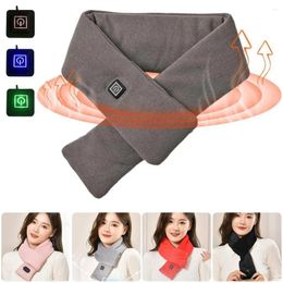 Bandanas Electric Heating Scarf 3 Gear Temperature Winter Warm Heated Neck Shawl USB Control Wrap Warmer For Women Men