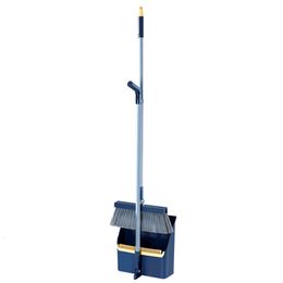 Brooms Dustpans And Set Foldable Extendable Suit Multifunction Household Dustless Cleaning 230421