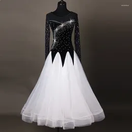 Stage Wear Modern Performance Competition National Standard Dance Swing Waltz Social Square Dress